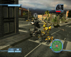 Alternative view of Transformers: The Game - Begagnat Spel till PS2