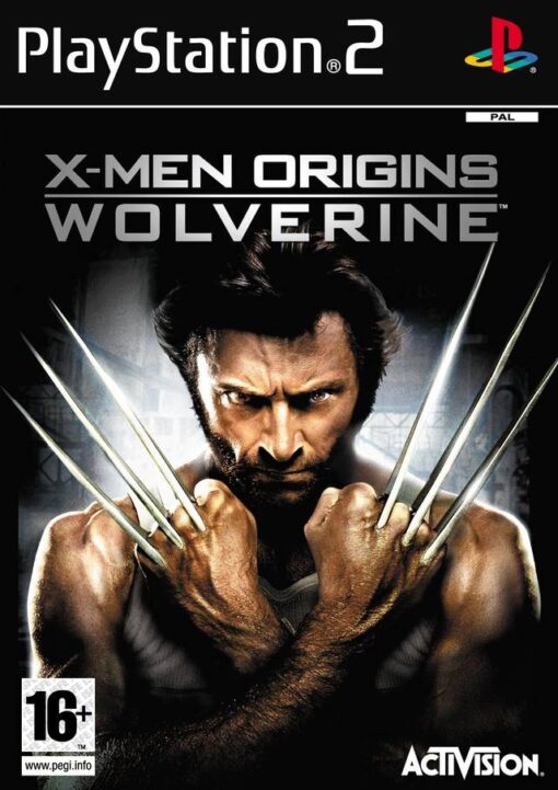 Framsidan av fodralet av x-men origins wolverine till playstation 2