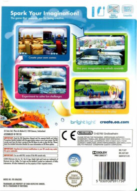 Alternative view of Create - Begagnat Nintendo Wii spel