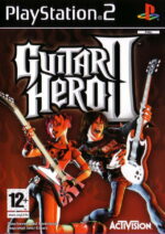 Framsidan till tv-spelet Guitar hero II på Playstation 2