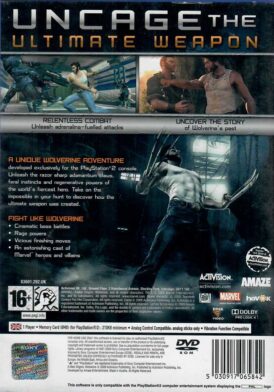 Alternative view of X-Men Origins: Wolverine - Begagnat spel till Playstation 2
