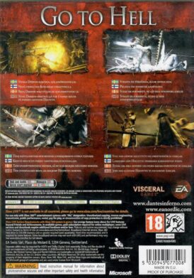 Alternative view of Dantes Inferno - Nordisk - Begagnat spel till Xbox 360