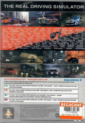 Alternative view of Gran Turismo 3 A-spec - Platinum - Nordisk - Komplett - Begagnat spel till PS2