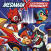 Framsidan av spelboxen till tv-spelet Megaman X Command Missions på Playstation 2 (Ps2) i europeisk PAL utgåva