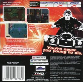 Alternative view of Alex Rider: Stormbreaker - Game Boy Advance