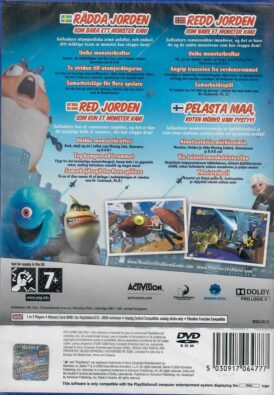 Alternative view of Monsters vs. Aliens - Nordisk - Playstation 2