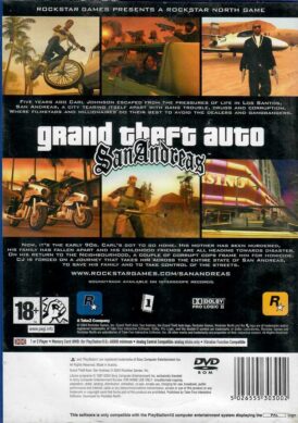 Alternative view of Grand Theft Auto: San Andreas - Nordisk - Begagnat spel till Playstation 2
