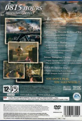 Alternative view of Medal of Honor: Rising Sun - Begagnat Spel till PS2