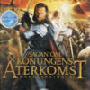 Framsidan av spelboxen till TV-spelet Sagan om konungens återkomst: Härskarringen på Ps2 (playstation 2) i Svensk och europeisk pal utgåva
