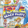 Framsidan av spelboxen till det Nintendoexklusiva Videospelet Vacation Isle: Beach Party på Nintendo Wii i Europeisk PAL utgåva