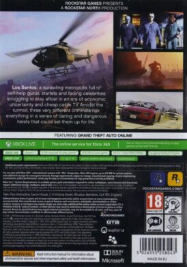 Alternative view of Grand Theft Auto V - Begagnat spel till Xbox 360