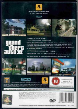 Alternative view of Grand Theft Auto III - Begagnat spel till Playstation 2