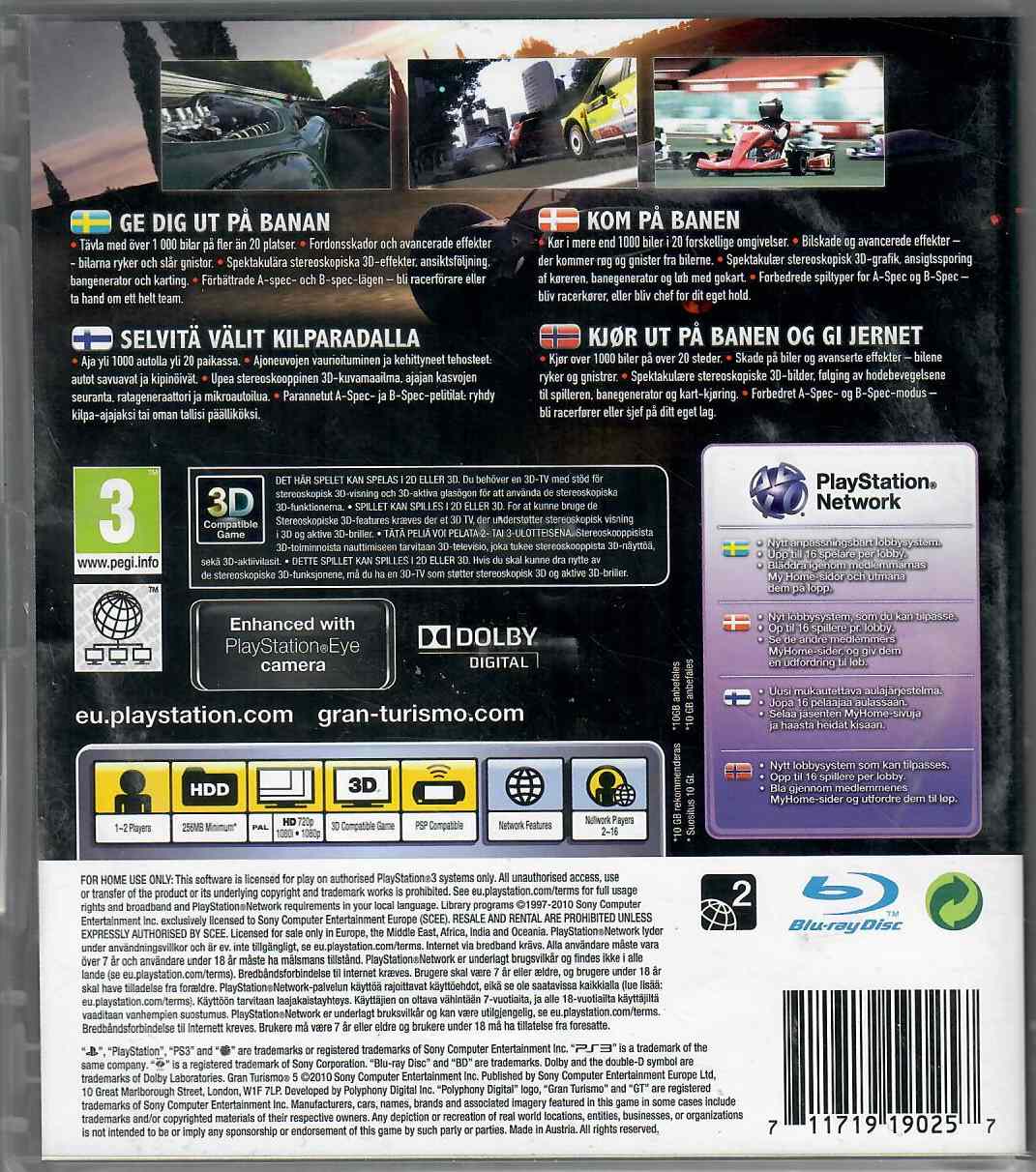 Gran Turismo 5 - Nordisk - Begagnat spel till PS3 - Bild 2