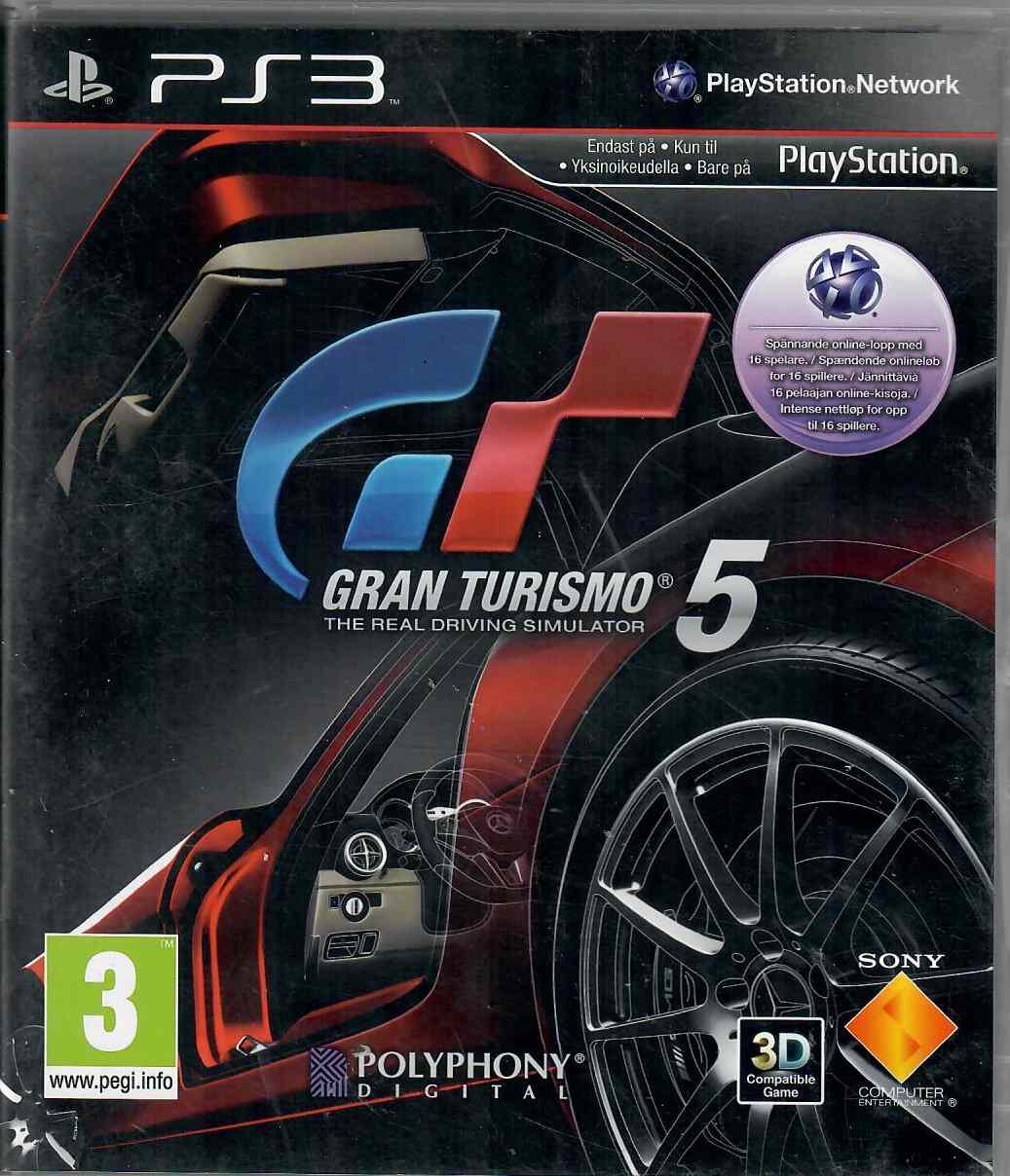 Gran Turismo 5 - Nordisk - Begagnat spel till PS3