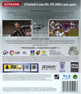 Alternative view of Pro Evolution Soccer 2008 - Begagnat spel till PS3