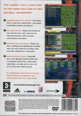 Alternative view of Championship Manager 2007 - Begagnat Playstation 2 spel