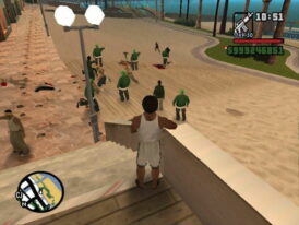 Alternative view of Grand Theft Auto: San Andreas - Platinum - Begagnat Spel till PS2