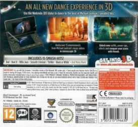 Alternative view of Michael Jackson: The Experience 3D - Begagnat spel till Nintendo 3DS