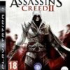 Framsidan på spelboxen till Ubisofts äventyrsspel Assassins creed II på playstation 3