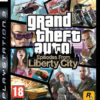 Boxframsidan till rockstar games Grand Theft Auto: Episodes from Liberty City på Playstation 3 i europeisk PAL utgåva