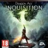 Framsidan av spelboxen till TV-spelet Dragon age inquisition på ps3 i europeisk PAL utgåva.