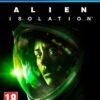 Framsidan av spelboxen till tv-spelet Alien: Isolation på PS4 i europeisk pal utgåva