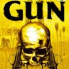 Framsidan till Neversofts Gun på Playstation 2 i europeisk Pal utgåva