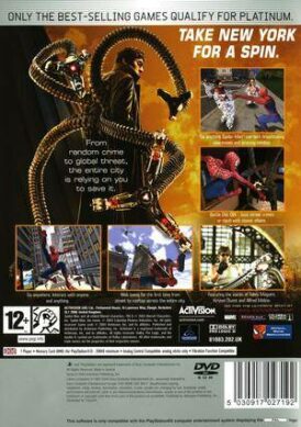Alternative view of Spider-man 2 - Platinum - Begagnat Spel till PS2