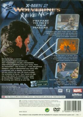 Alternative view of X-Men 2: Wolverines Revenge - Begagnat spel till Playstation 2