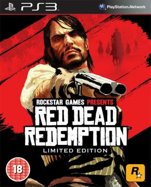 framsidan av spelboxen red dead redemption limited edition ps3