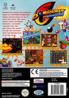 Alternative view of Bomberman Generation - Begagnat spel till GameCube