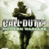 Framsidan på spelboxen till Infinity ward och activisions spel Call of duty 4 Modern warfare på Xbox 360Call of Duty 4: Modern Warfare Xbox 360 i europeisk PAL utgåva