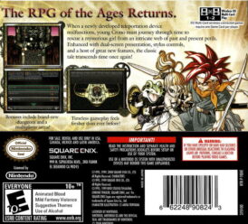 Alternative view of Chrono Trigger - Begagnat spel till DS (Nordamerika)