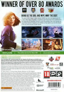 Alternative view of BioShock: Infinite - Begagnat spel till Xbox 360