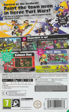 Splatoon 2 nintendo switch
