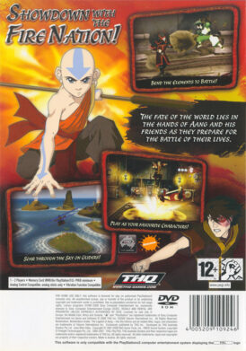 Avatar The legend of Aang - Into the Inferno - PS2 bak