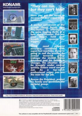 Silent Scope - PS2 bak