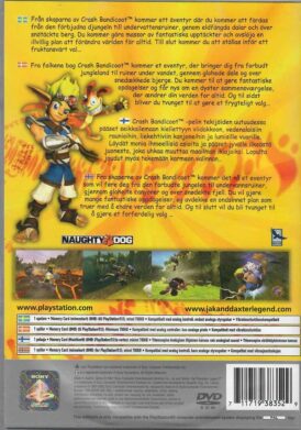 Alternative view of Jak and Daxter: The Precursor Legacy - Platinum - Nordisk - Begagnat spel till PS2