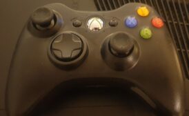 Alternative view of Begagnad Xbox 360 S konsol, Matt svart, model 1439, 250GB