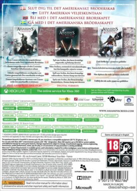 Assassins Creed: Birth of a New World - The American Saga - Xbox 360 bak
