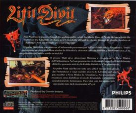 Litil Divil - Philips CD-i bak