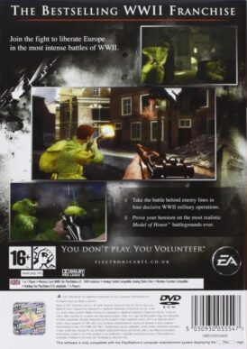 Medal of Honor Vanguard - PS2 bak