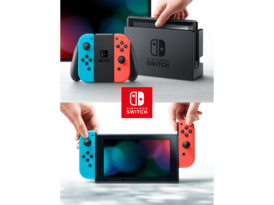 Nintendo Switch - 2019 - Röd/Blå - Bild 5