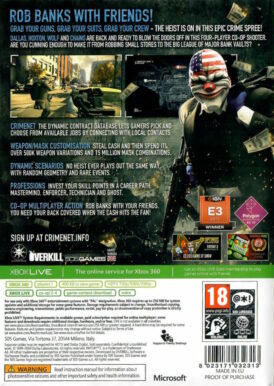 Alternative view of Payday 2 - Begagnat spel till Xbox 360