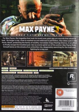Alternative view of Max Payne 3 - Begagnat spel till Xbox 360