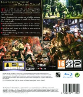 Alternative view of Of Orcs and Men - Playstation 3