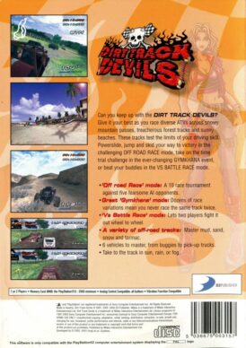 Alternative view of Dirt Track Devils - Begagnat spel till Playstation 2