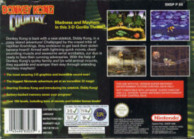Alternative view of Donkey Kong Country - FRG - PAL - Begagnat SNES spel