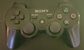 Alternative view of Begagnad Playstation 3 Slim konsol, Svart, Modell CECH-2504A, 160GB