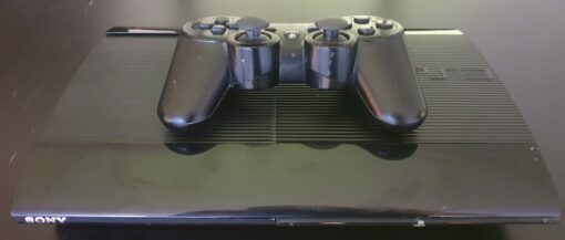 Begagnad Playstation 3 Super Slim konsol, Svart, Modell CECH-4004C, 500GB